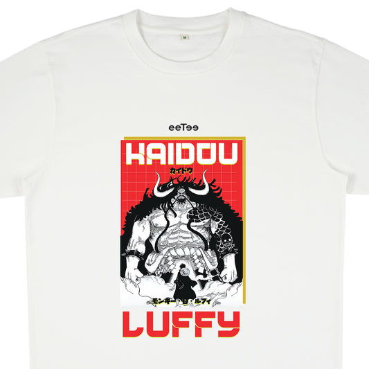 Luffy X Kaidou - Il ribelle e il tiranno (T-Shirt ECO)