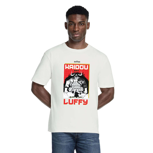 Luffy X Kaidou - Il ribelle e il tiranno (T-Shirt ECO)